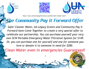 Purchase a unit for you and one to donate to someone you love for $200