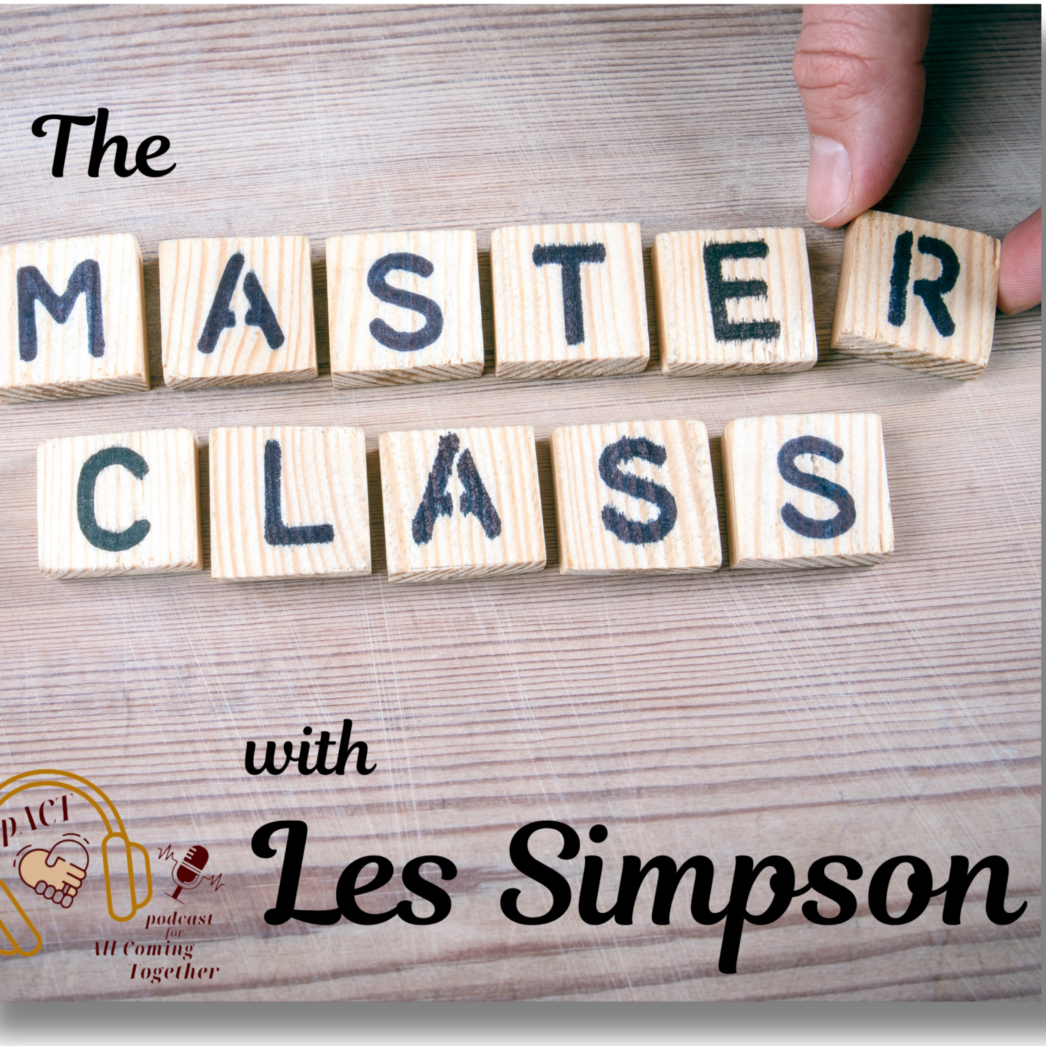 Logo for the Master Class Podcast with Les Simpson